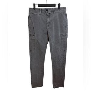 Hiroshi Kato Charcoal Nail Stretch Cargo Pants